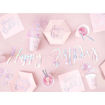 Picture of PAPER CUPS HAPPY BIRTHDAY PASTEL PINK 220ML -  6 PACK